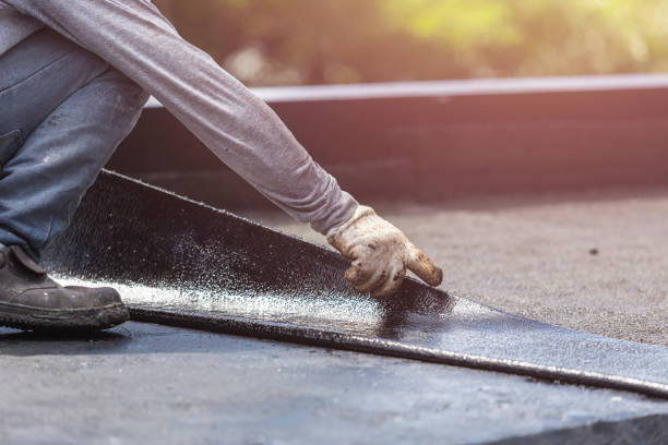 Professional Waterproofing technician working in East Fultonham, OH